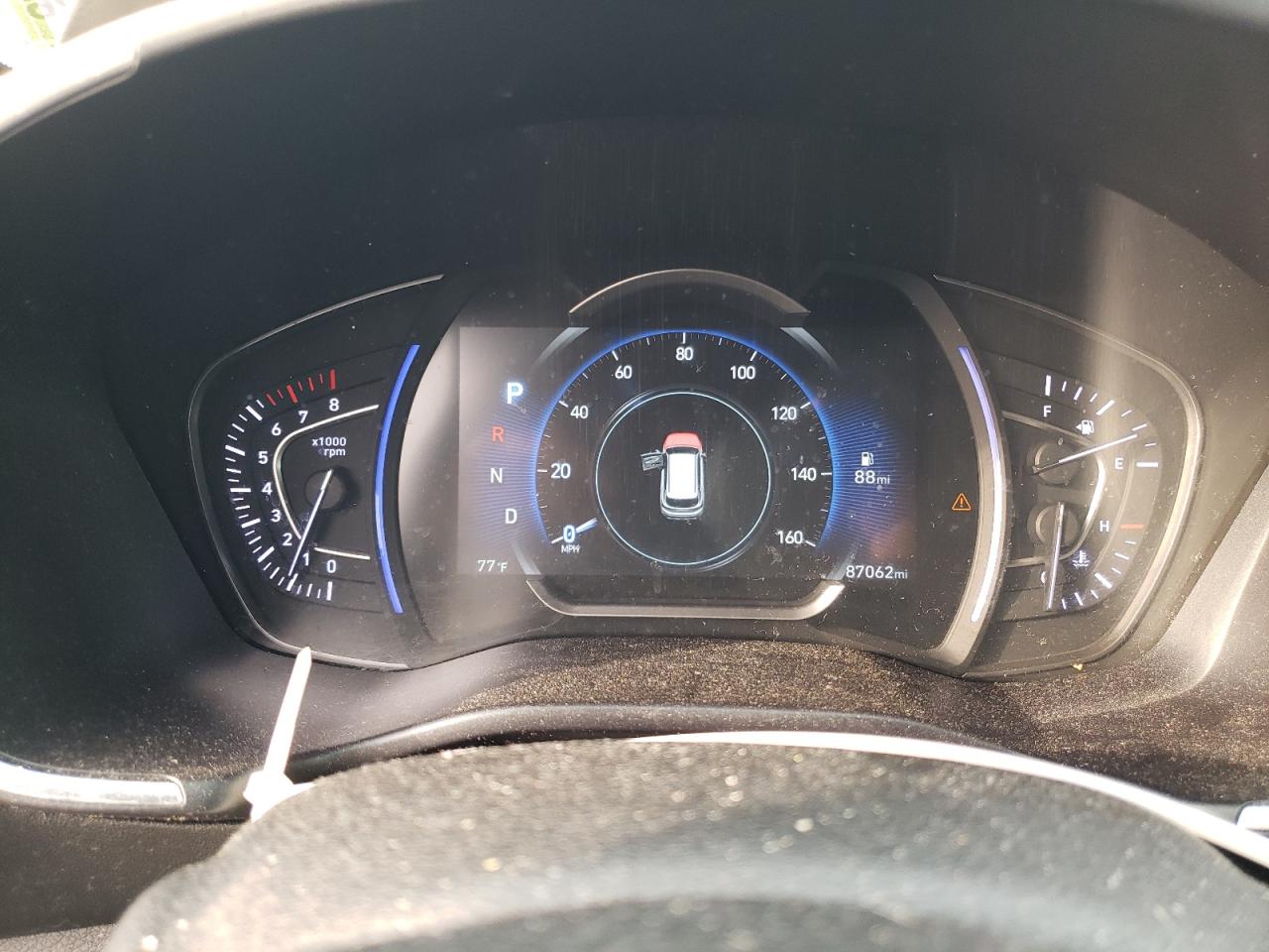 2019 Hyundai Santa Fe VIN 5NMS33AD4KH088167 Copart auction photo, rear end damage thumbnail 9