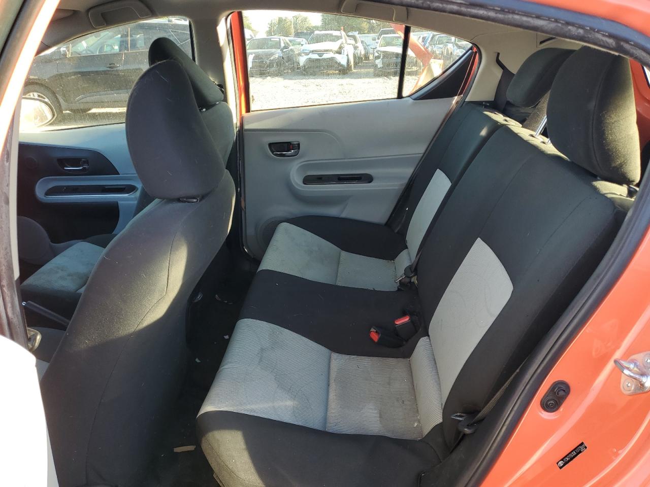 2014 Toyota Prius VIN JTDKDTB30E1073666 Copart auction photo, side / front end damage thumbnail 10