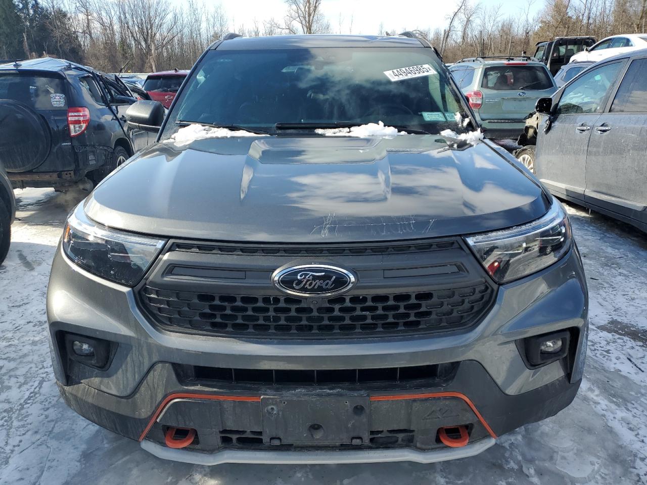 2023 Ford Explorer VIN 1FMSK8JHXPGA72956 Copart auction photo, all over damage thumbnail 5