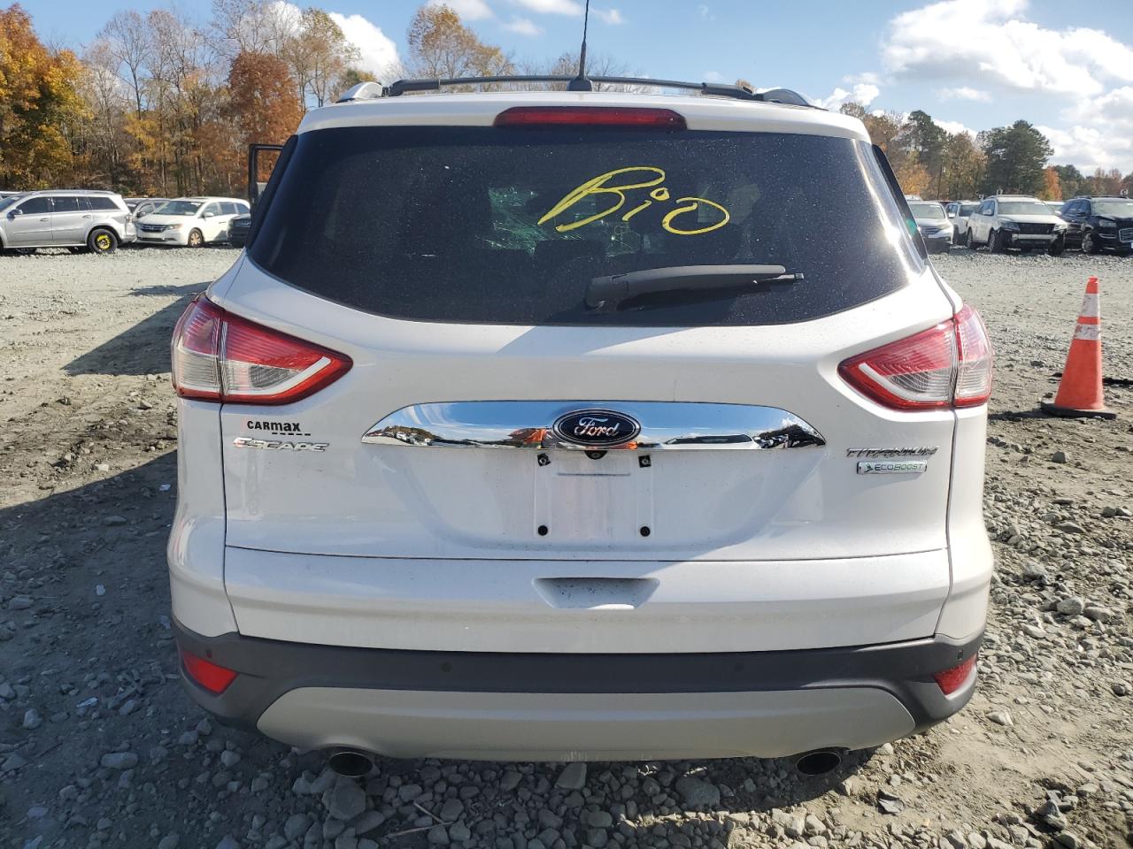 2015 Ford Escape VIN 1FMCU0J96FUC55523 Copart auction photo, all over damage thumbnail 6