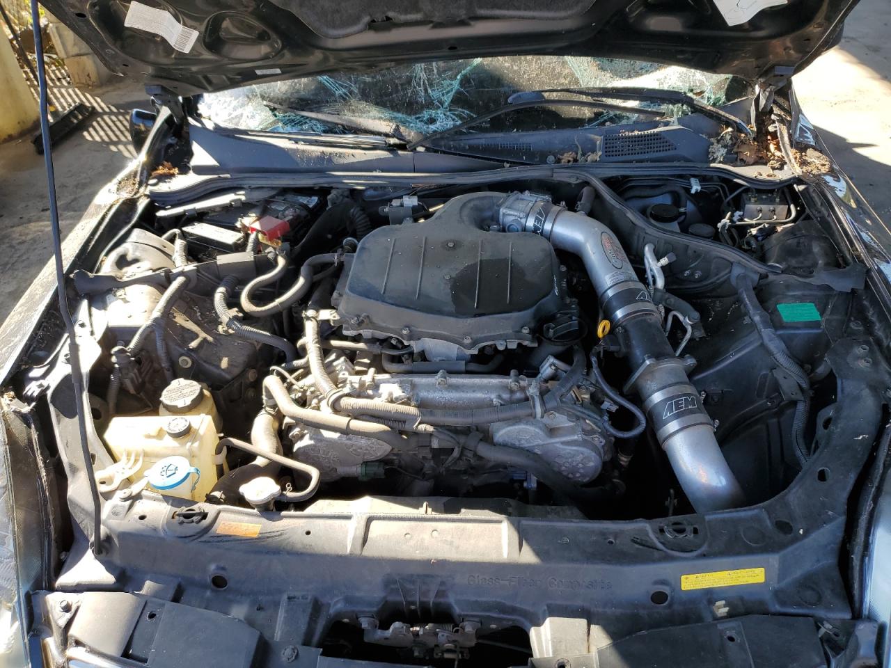2005 Infiniti G VIN JNKCV54E85M414613 Copart auction photo, all over damage thumbnail 11