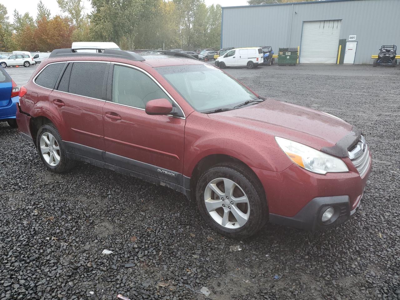 2013 Subaru Outback VIN 4S4BRBGC2D3255677 Copart auction photo, rear end / front end damage thumbnail 4