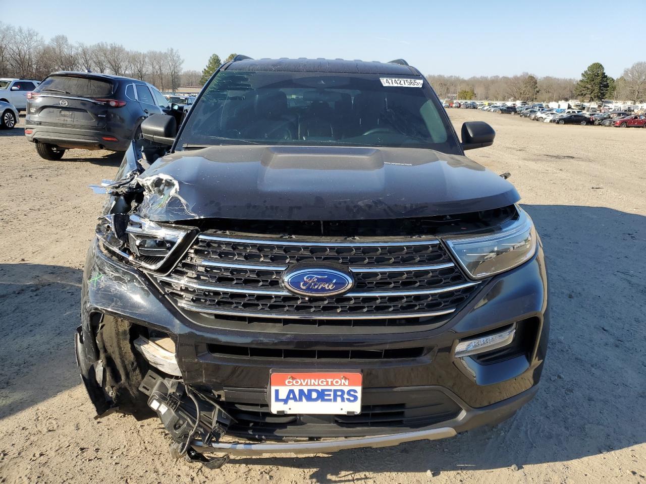 2020 Ford Explorer VIN 1FMSK7DH7LGA10303 Copart auction photo, front end / side damage thumbnail 5