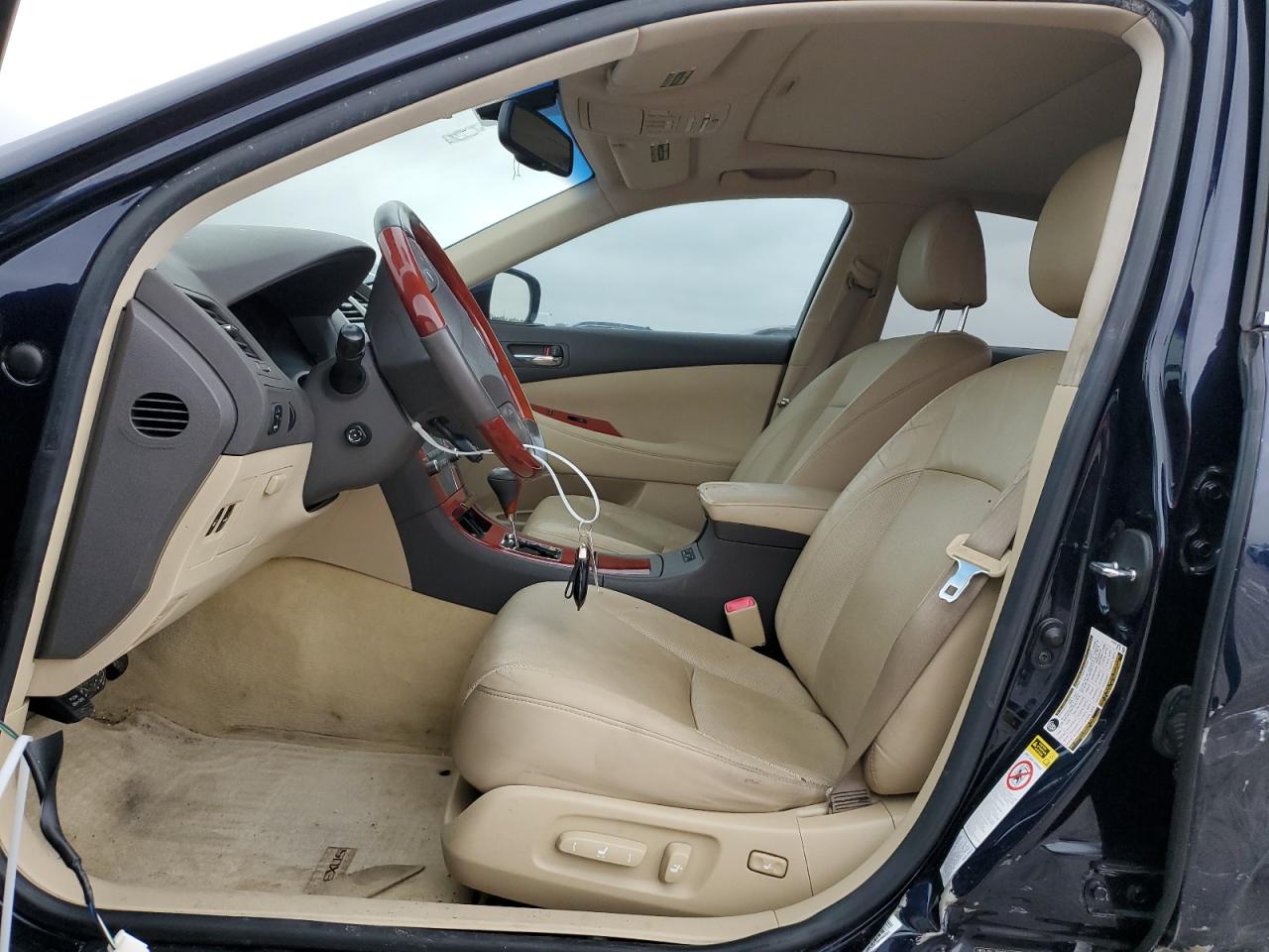 2007 Lexus ES VIN JTHBJ46G372131440 Copart auction photo, side damage thumbnail 7