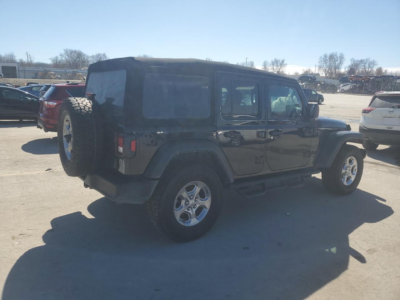 2021 Jeep Wrangler VIN 1C4HJXDN3MW741406 Copart auction photo, front end damage thumbnail 3