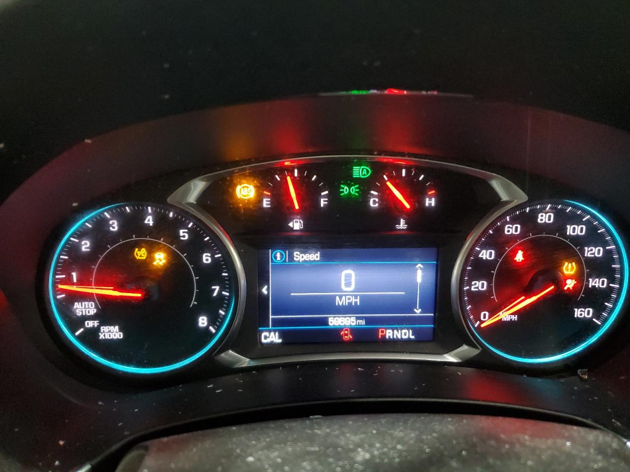 2020 Chevrolet Equinox VIN 3GNAXUEV1LS511104 Copart auction photo, all over damage thumbnail 9