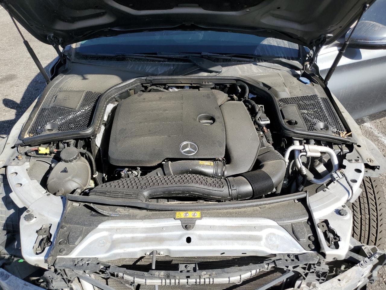 2019 Mercedes-Benz C-klasse VIN 55SWF8DB5KU299264 Copart auction photo, front end damage thumbnail 11