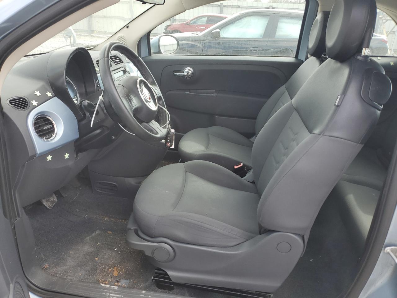 2015 Fiat 500 VIN 3C3CFFAR4FT681016 Copart auction photo, front end damage thumbnail 7