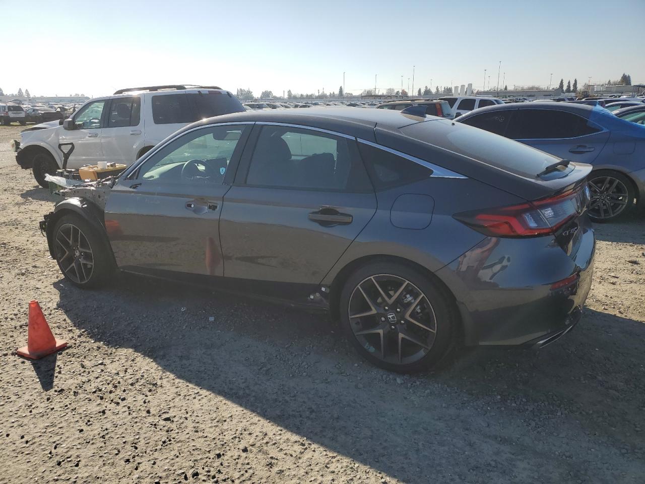 2024 Honda Civic VIN 19XFL1H86RE027208 Copart auction photo, front end / side damage thumbnail 2
