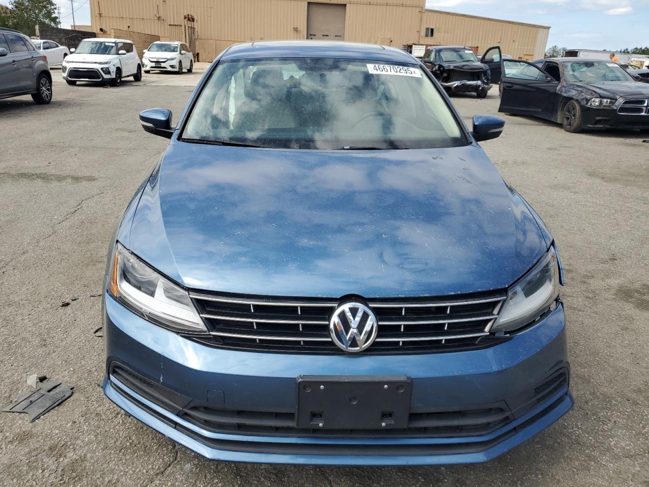2018 Volkswagen Jetta VIN 3VWDB7AJ9JM251977 Copart auction photo, side / front end damage thumbnail 5