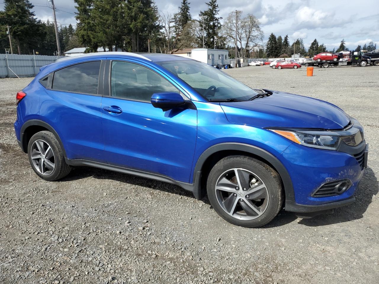 2021 Honda HR-V VIN 3CZRU6H56MM718700 Copart auction photo, front end damage thumbnail 4