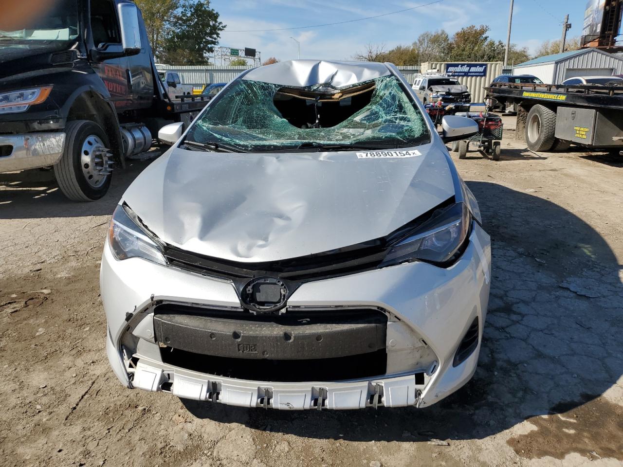 2018 Toyota Corolla VIN 5YFBURHE6JP787366 Copart auction photo, all over damage thumbnail 5