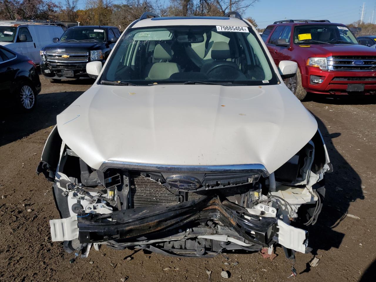 2015 Subaru Forester VIN JF2SJAHC1FH542942 Copart auction photo, front end damage thumbnail 5