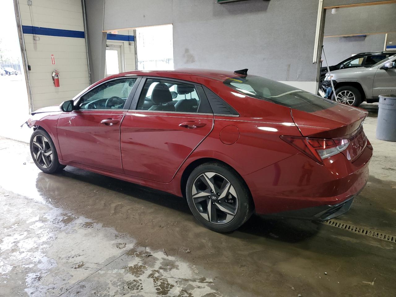 2021 Hyundai Elantra VIN KMHLP4AGXMU168248 Copart auction photo, front end / side damage thumbnail 2