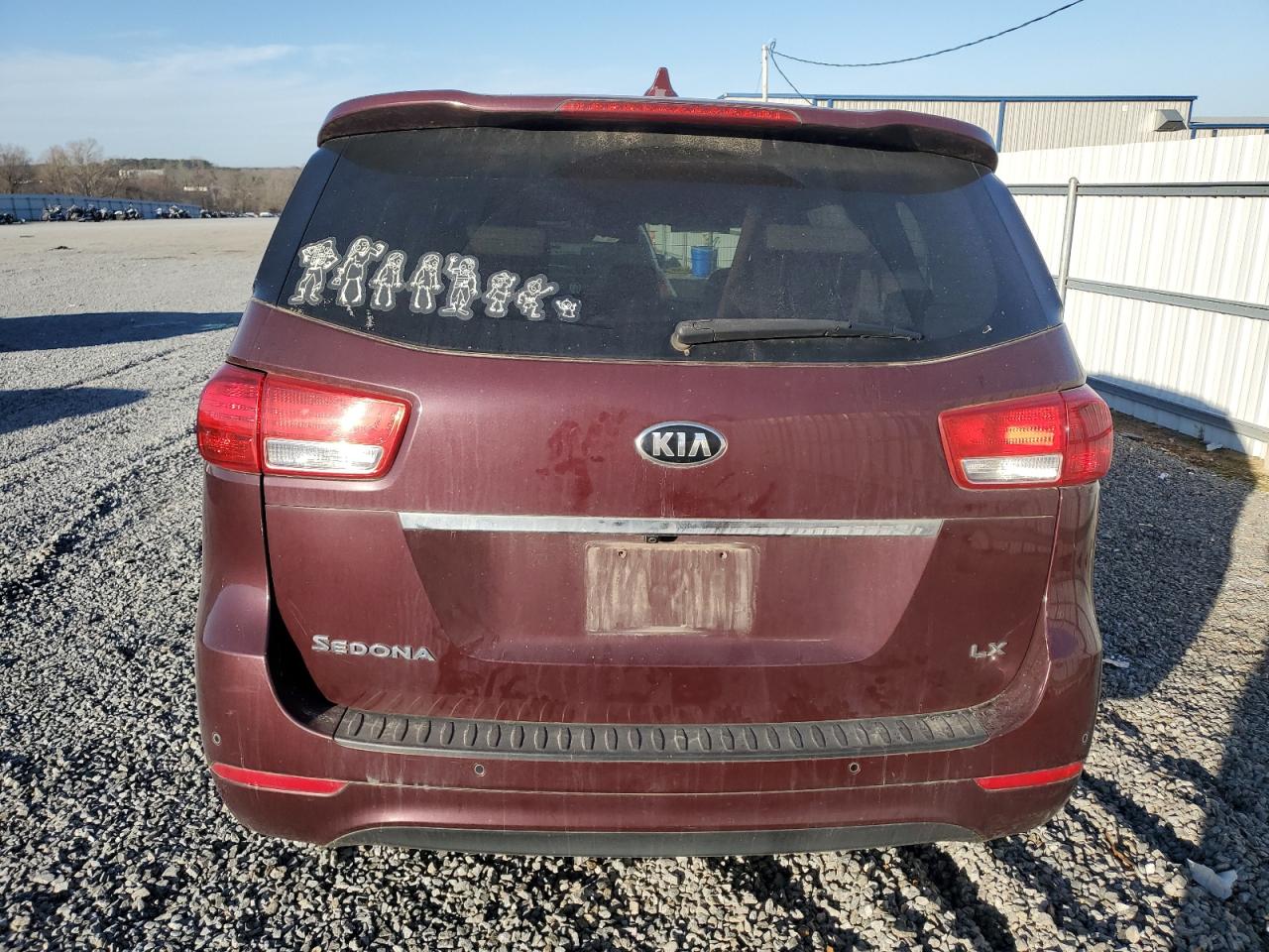 2017 KIA Sedona VIN KNDMB5C18H6308667 Copart auction photo, front end damage thumbnail 6