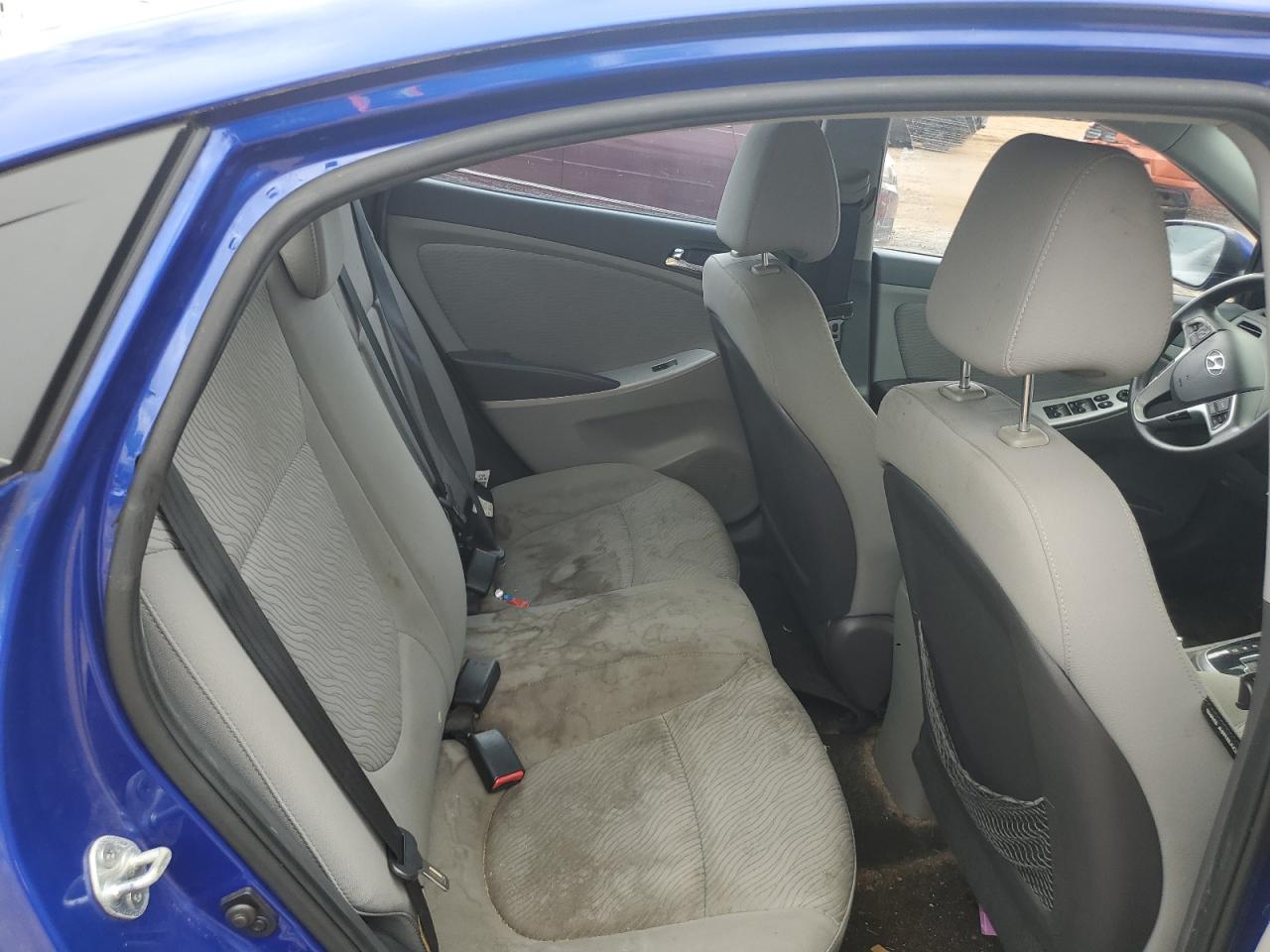 2013 Hyundai Accent VIN KMHCU4AEXDU372362 Copart auction photo, rear end / minor dent/scratches damage thumbnail 10