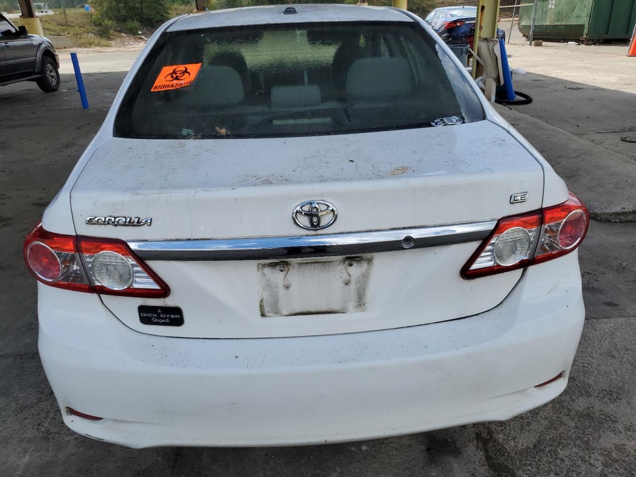 2011 Toyota Corolla VIN 2T1BU4EE5BC684500 Copart auction photo, water/flood damage thumbnail 6