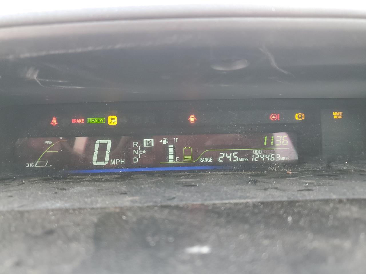 2012 Toyota Prius VIN JTDZN3EUXC3122907 Copart auction photo, front end damage thumbnail 9