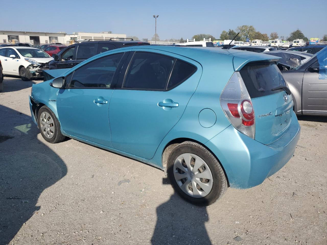 2013 Toyota Prius VIN JTDKDTB33D1053619 Copart auction photo, front end / minor dent/scratches damage thumbnail 2