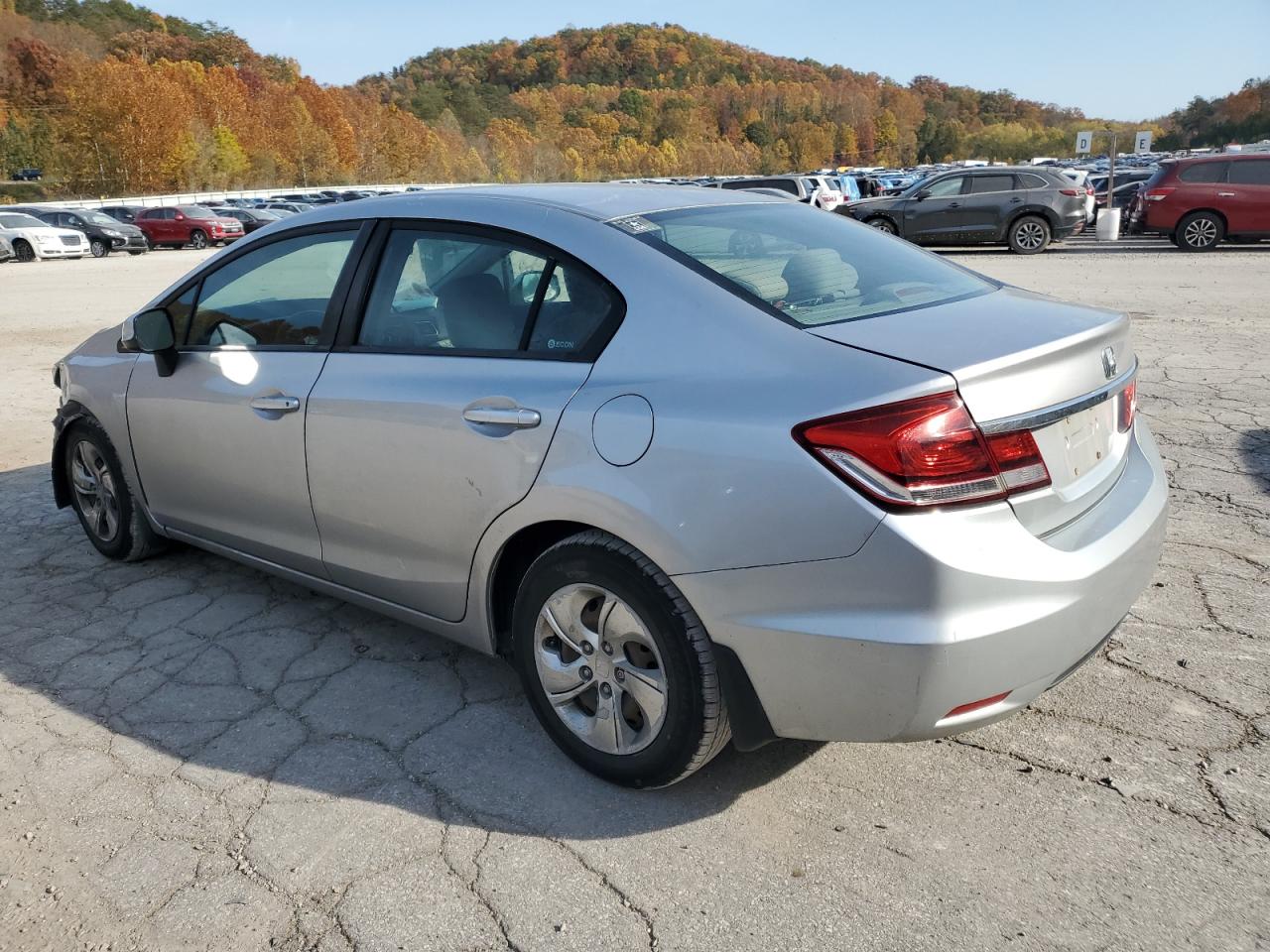 2013 Honda Civic VIN 2HGFB2F53DH568944 Copart auction photo, front end damage thumbnail 2
