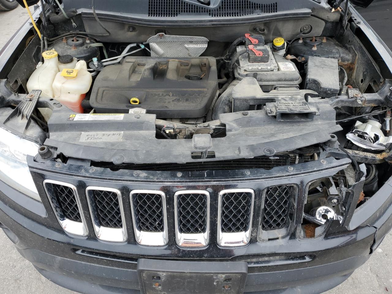 2012 Jeep Compass VIN 1C4NJDEB6CD659816 Copart auction photo, front end damage thumbnail 12