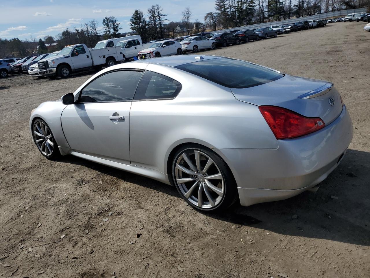 2008 Infiniti G VIN JNKCV64EX8M116462 Copart auction photo, front end / undercarriage damage thumbnail 2