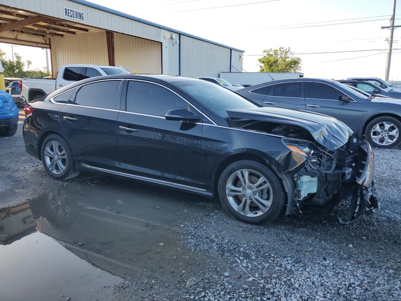 2018 Hyundai Sonata VIN 5NPE34AF4JH673210 Copart auction photo, front end damage thumbnail 4