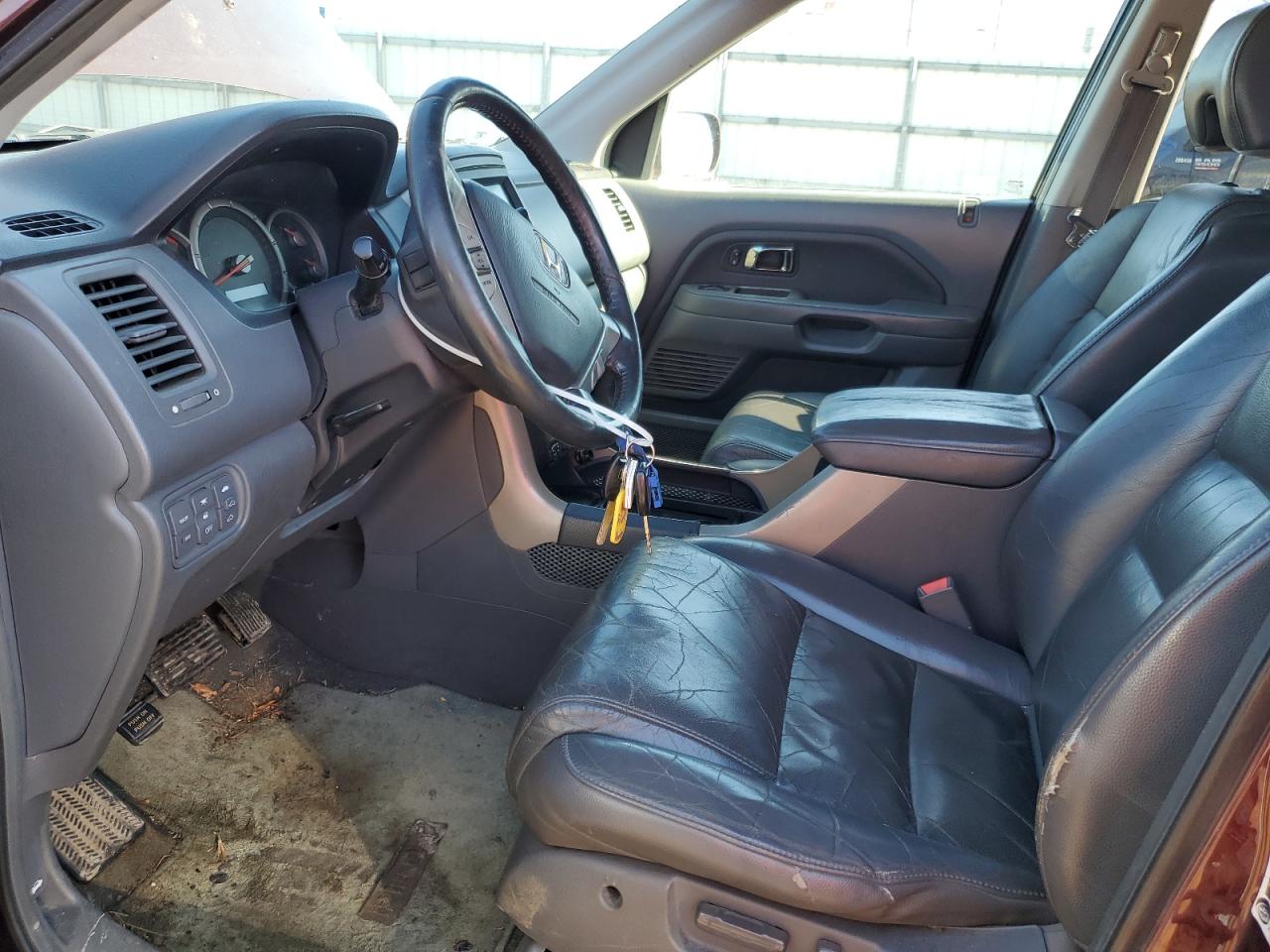 2007 Honda Pilot VIN 5FNYF18727B028953 Copart auction photo, front end / side damage thumbnail 7