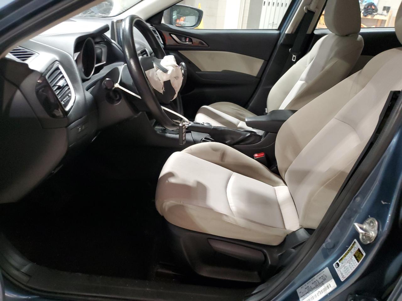 2016 Mazda 3 VIN JM1BM1T79G1326573 Copart auction photo, front end / side damage thumbnail 7