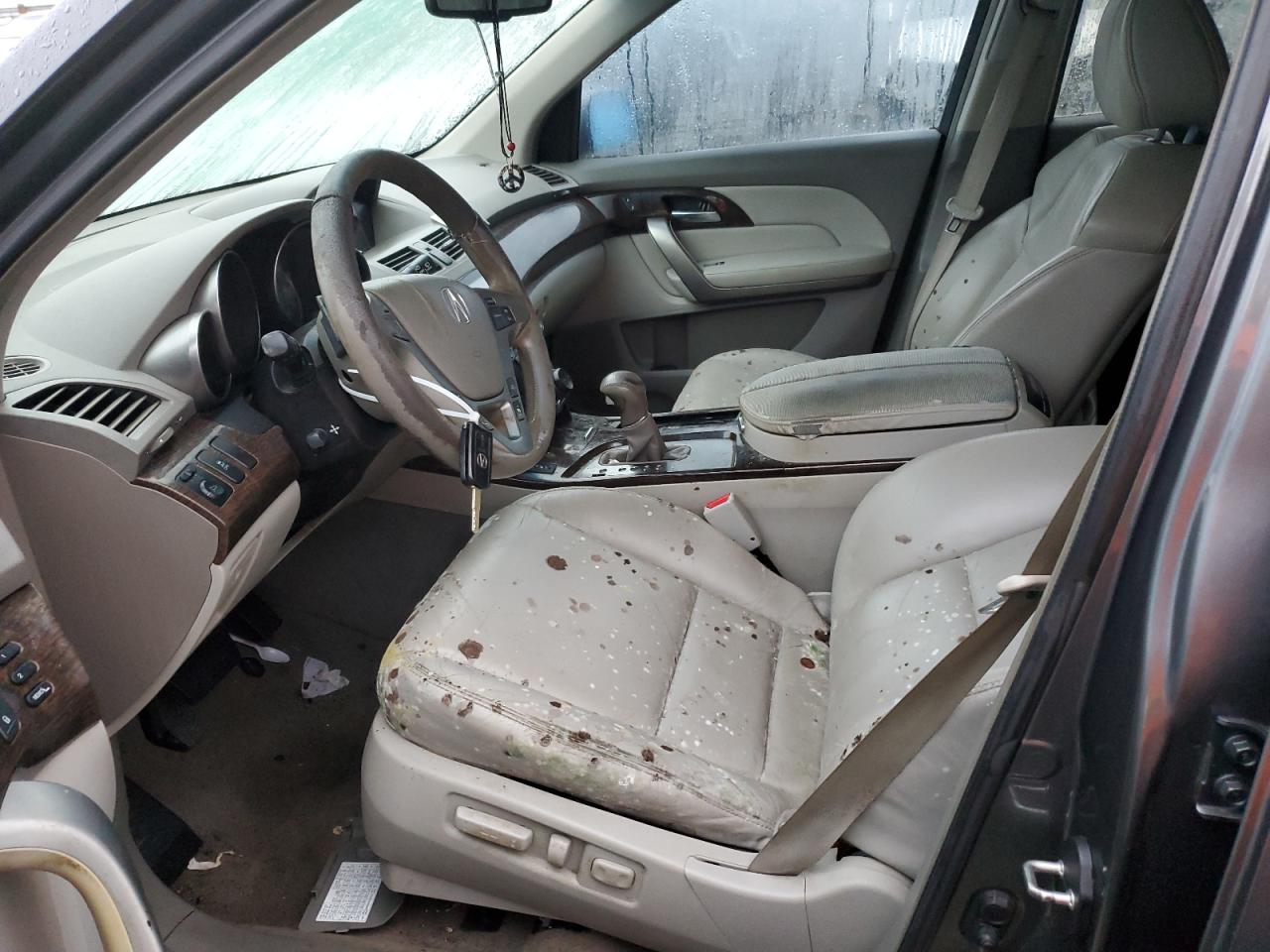 2010 Acura MDX VIN 2HNYD2H67AH508212 Copart auction photo, water/flood damage thumbnail 7