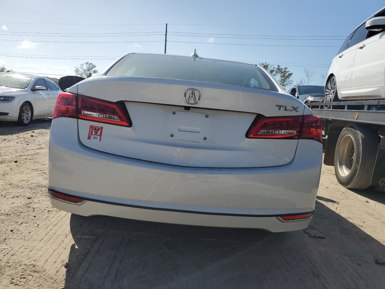 2020 Acura TLX VIN 19UUB1F36LA016030 Copart auction photo, front end damage thumbnail 6
