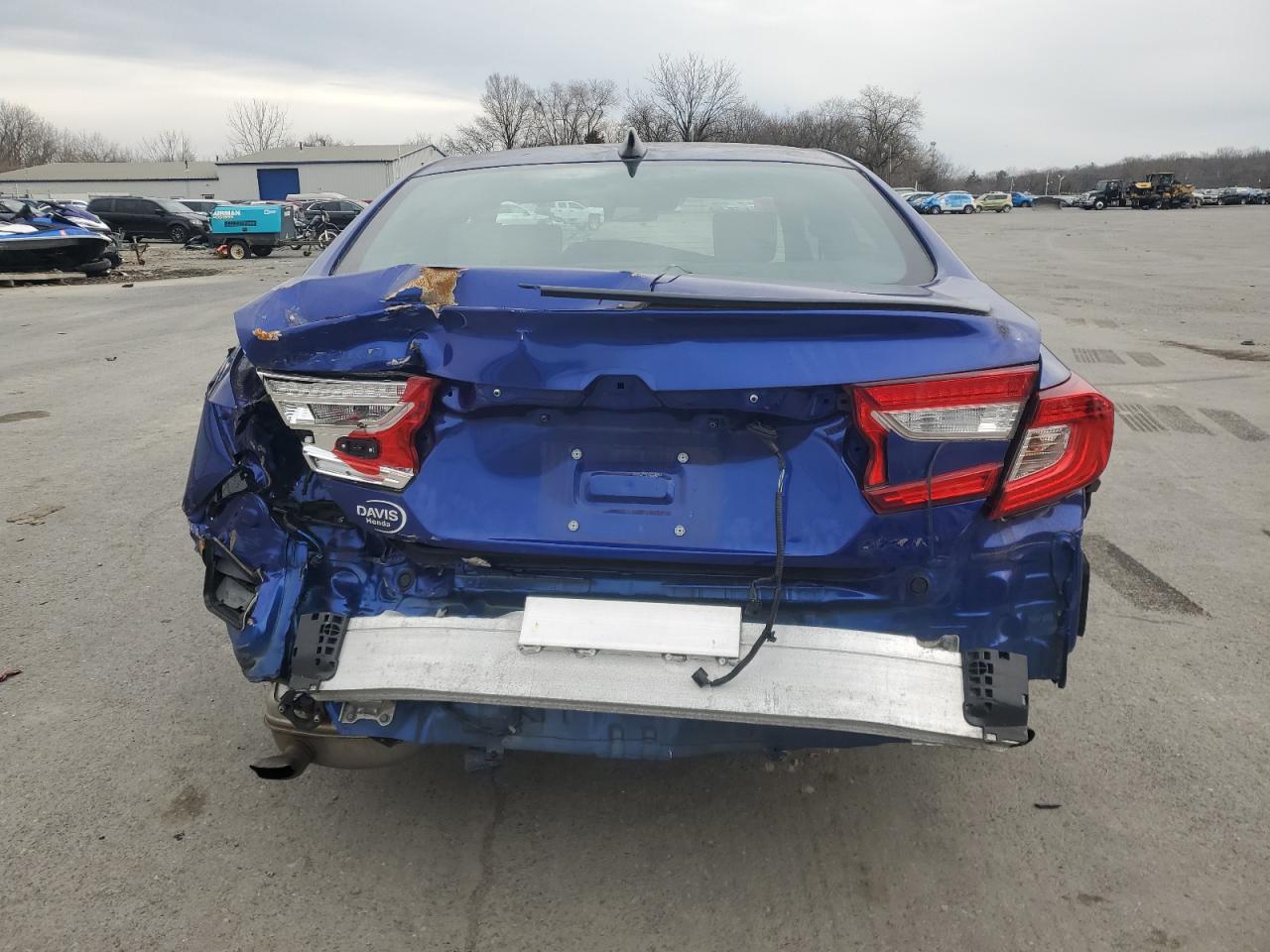 2022 Honda Accord VIN 1HGCV1F36NA065069 Copart auction photo, rear end damage thumbnail 6