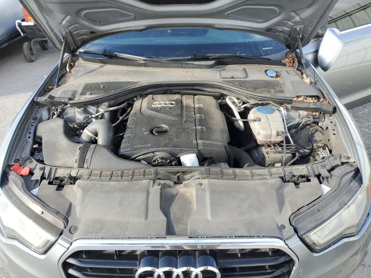 2015 Audi A6 VIN WAUGFAFC8FN049945 Copart auction photo, side damage thumbnail 11