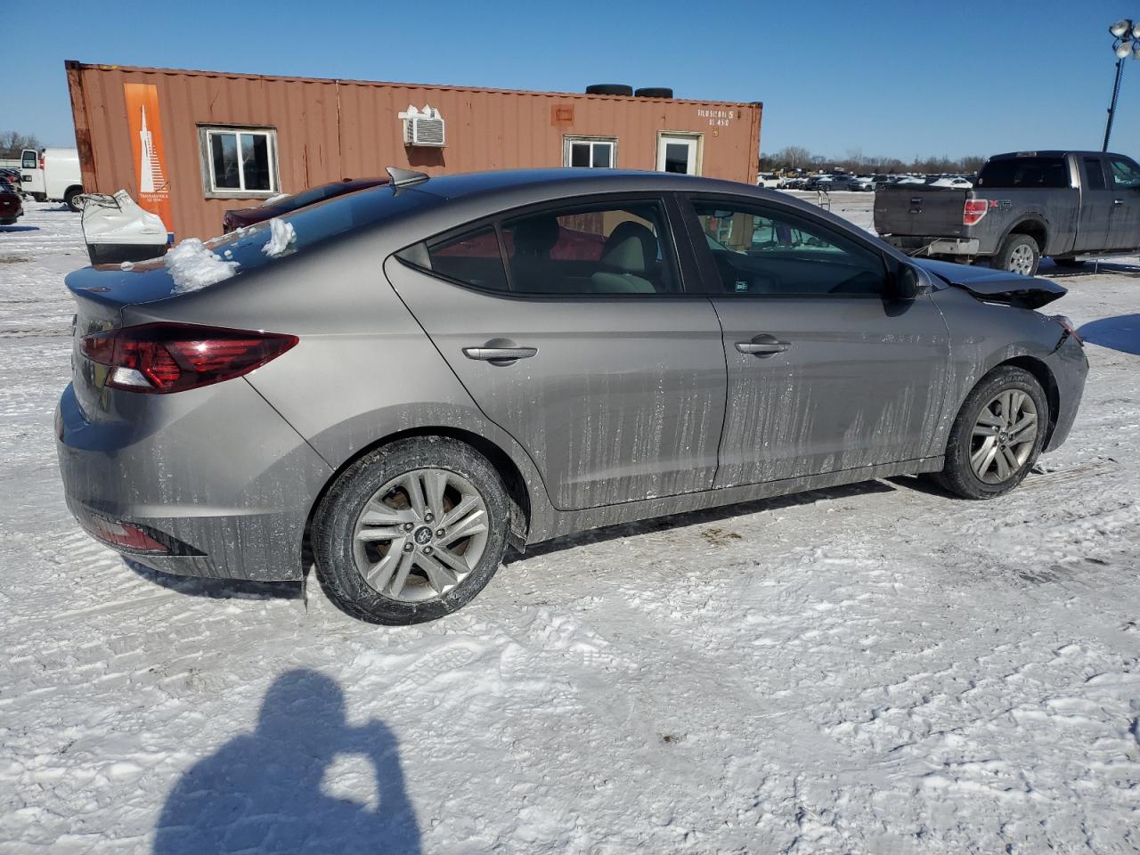 2020 Hyundai Elantra VIN KMHD84LF6LU074176 Copart auction photo, front end damage thumbnail 3
