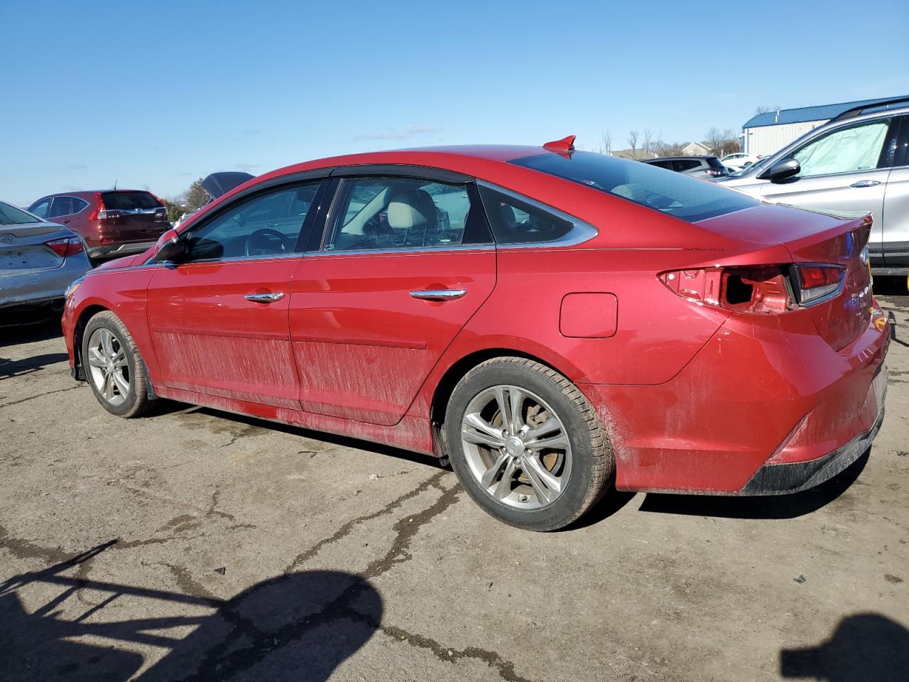 2019 Hyundai Sonata VIN 5NPE34AF1KH783522 Copart auction photo, rear end damage thumbnail 2