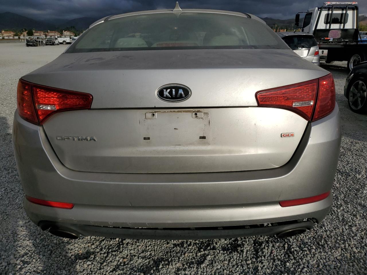 2012 KIA Optima VIN KNAGM4A71C5297130 Copart auction photo, front end / minor dent/scratches damage thumbnail 6