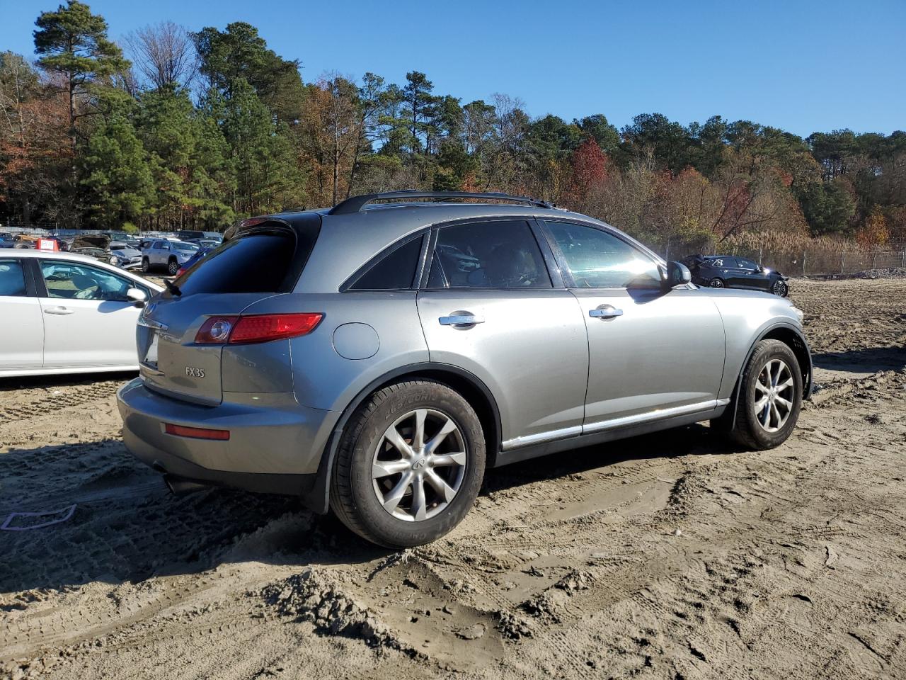 2008 Infiniti FX VIN JNRAS08W48X204701 Copart auction photo, front end / minor dent/scratches damage thumbnail 3