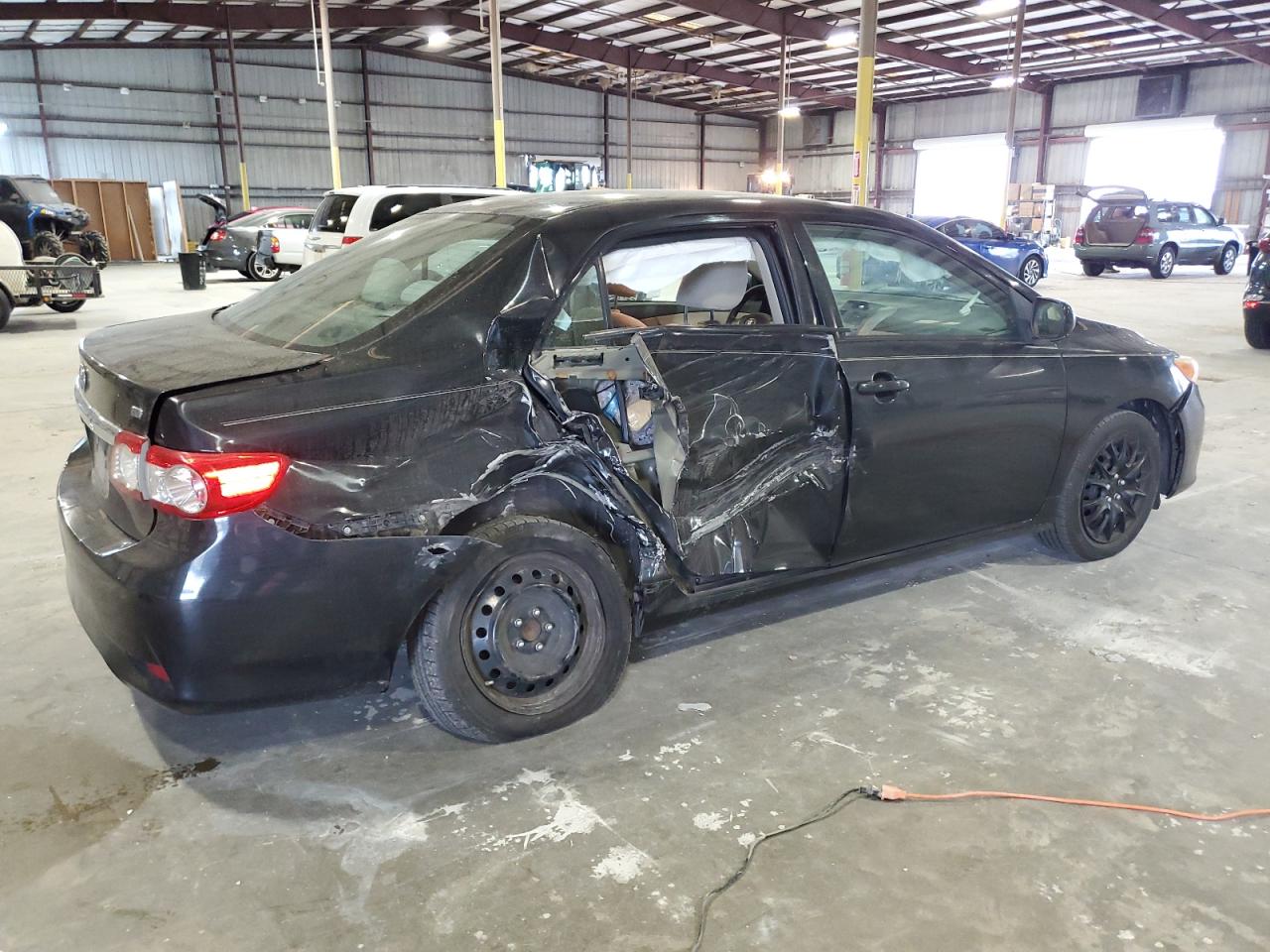 2012 Toyota Corolla VIN 2T1BU4EE5CC768110 Copart auction photo, side damage thumbnail 3