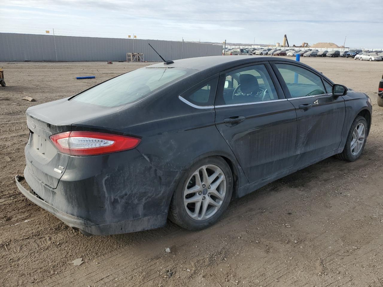 2014 Ford Fusion VIN 3FA6P0HD9ER275733 Copart auction photo, rear end / side damage thumbnail 3