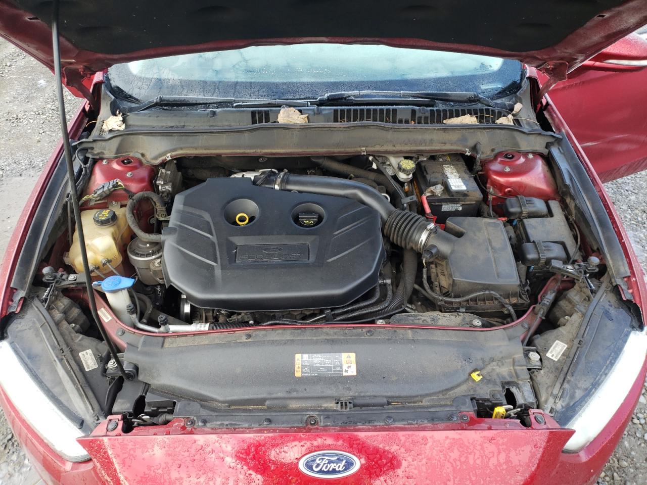 2014 Ford Fusion VIN 3FA6P0K93ER380255 Copart auction photo, front end / side damage thumbnail 11