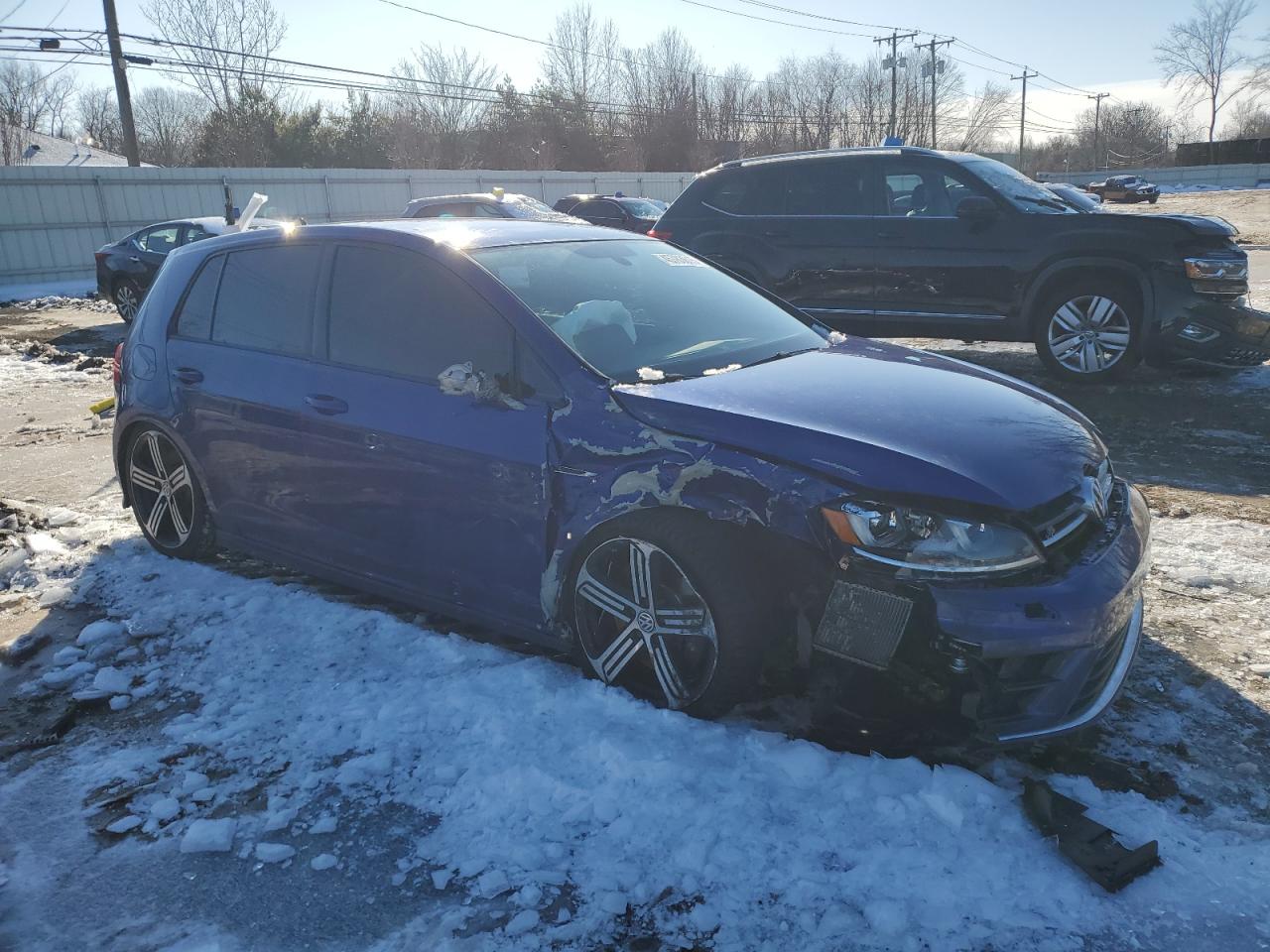 2015 Volkswagen Golf VIN WVWLF7AU4FW183656 Copart auction photo, front end / rear end damage thumbnail 4