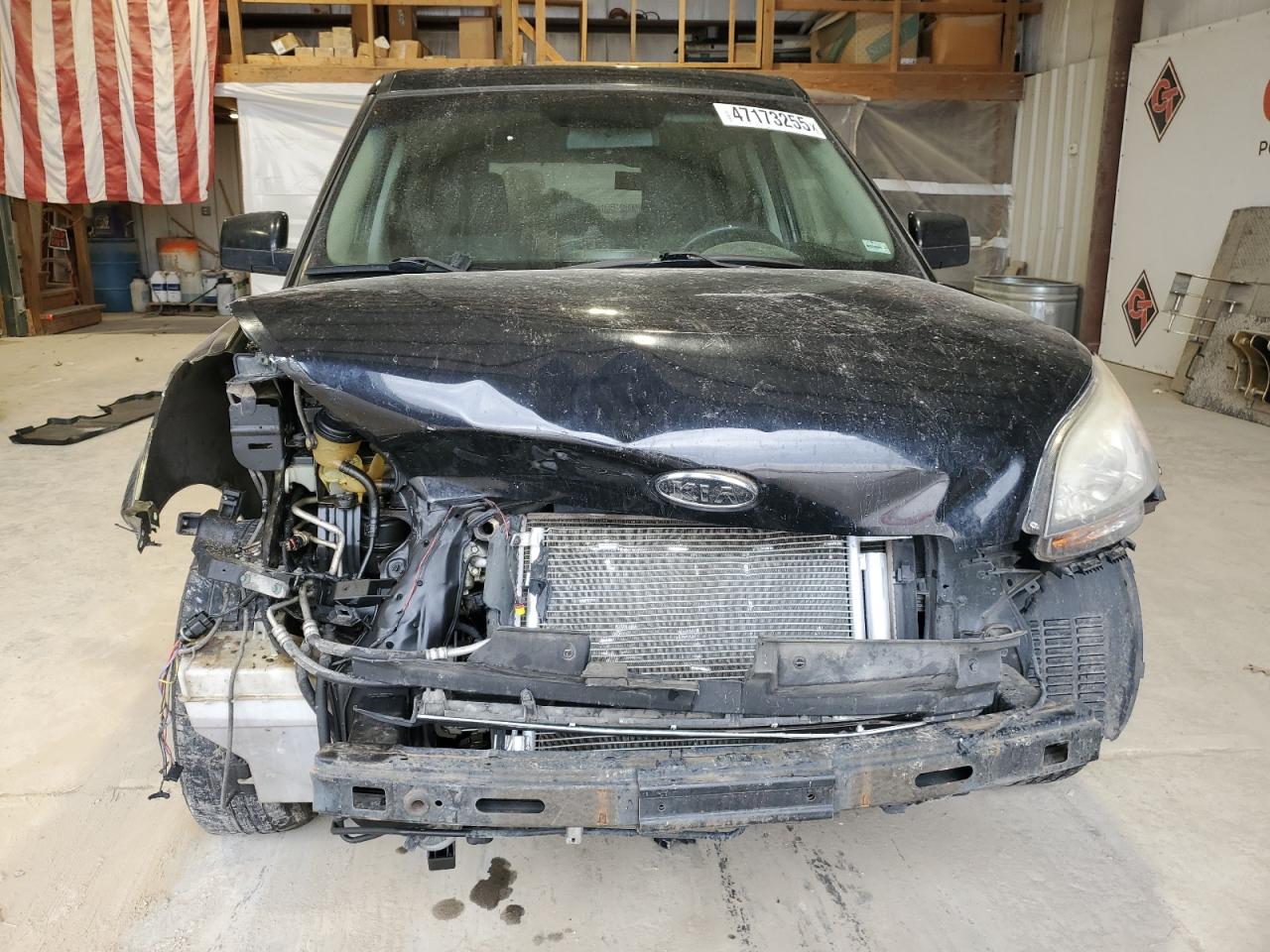 2011 KIA Soul VIN KNDJT2A25B7226293 Copart auction photo, front end damage thumbnail 5