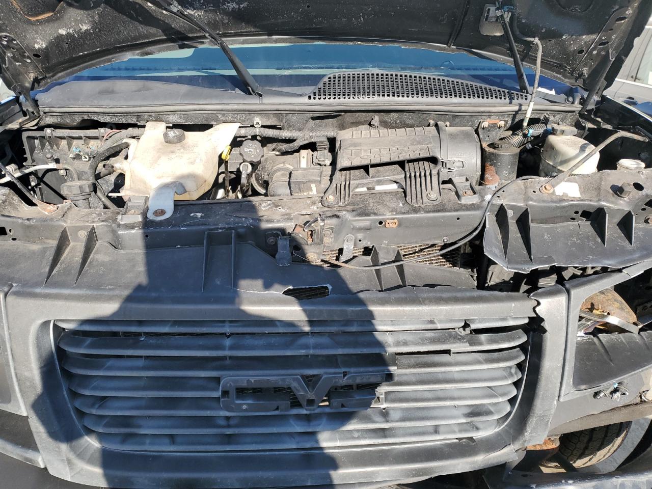 2017 GMC Savana VIN 1GJZ7NFF4H1111077 Copart auction photo, front end damage thumbnail 12