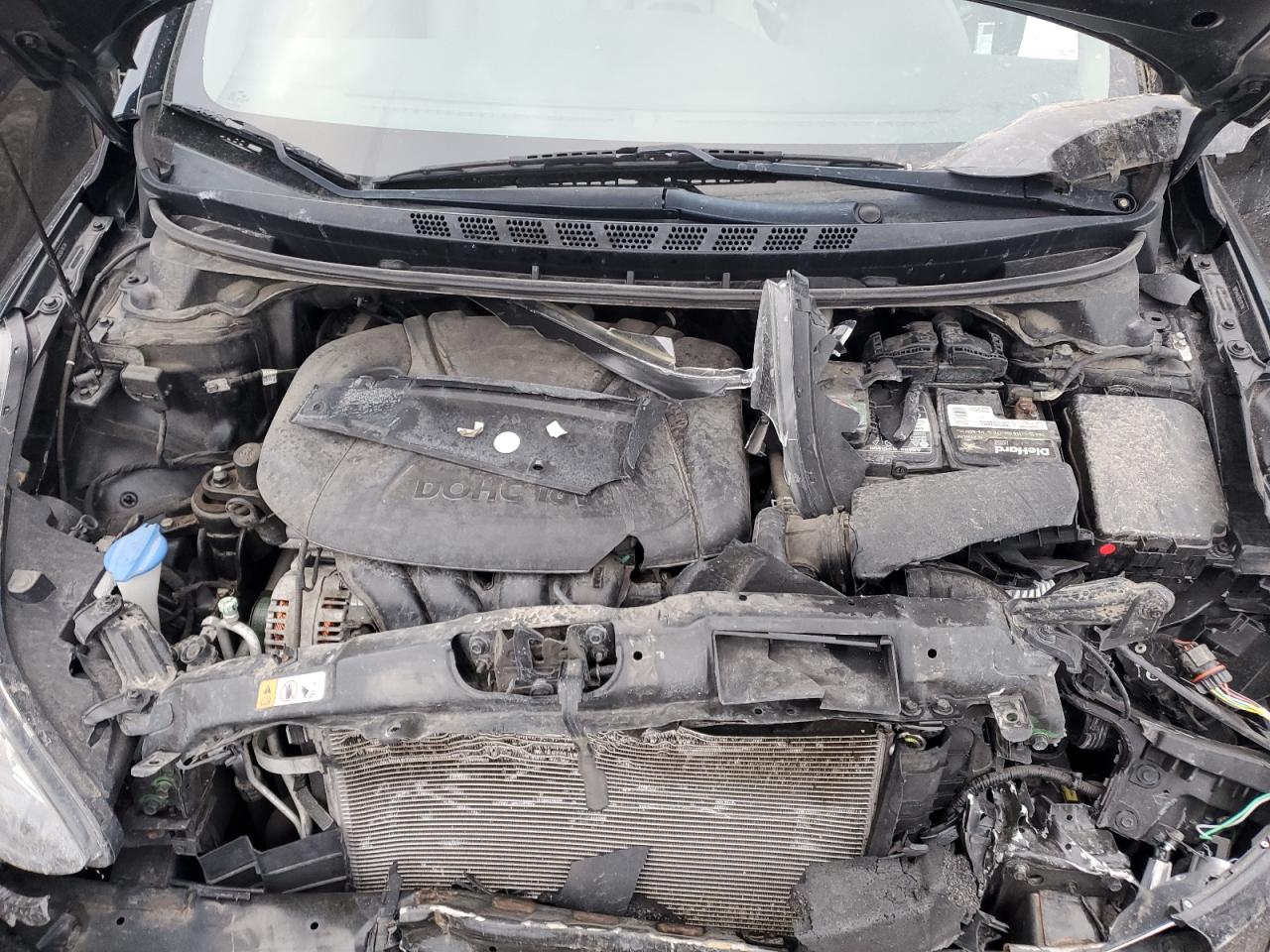 2016 Hyundai Elantra VIN 5NPDH4AE8GH781794 Copart auction photo, front end damage thumbnail 11