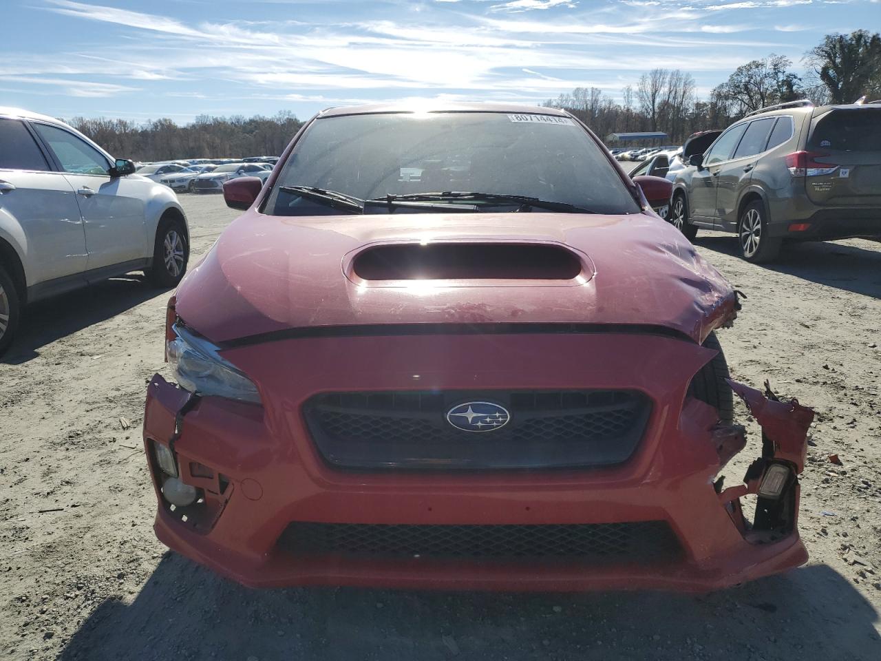 2017 Subaru WRX VIN JF1VA1F63H9805430 Copart auction photo, front end / side damage thumbnail 5