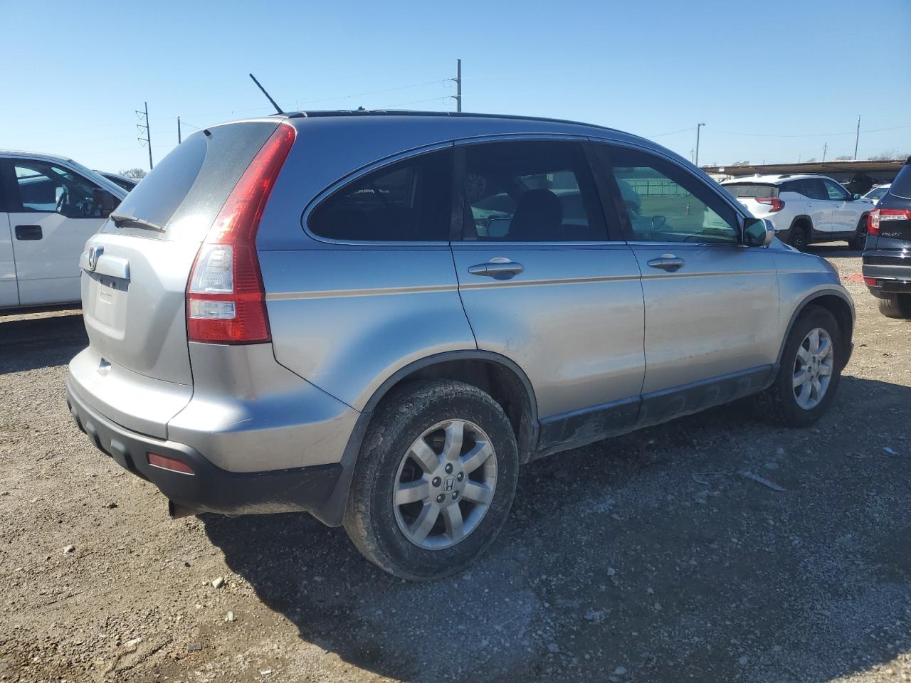 2008 Honda CR-V VIN JHLRE38768C045579 Copart auction photo, minor dent/scratches damage thumbnail 3