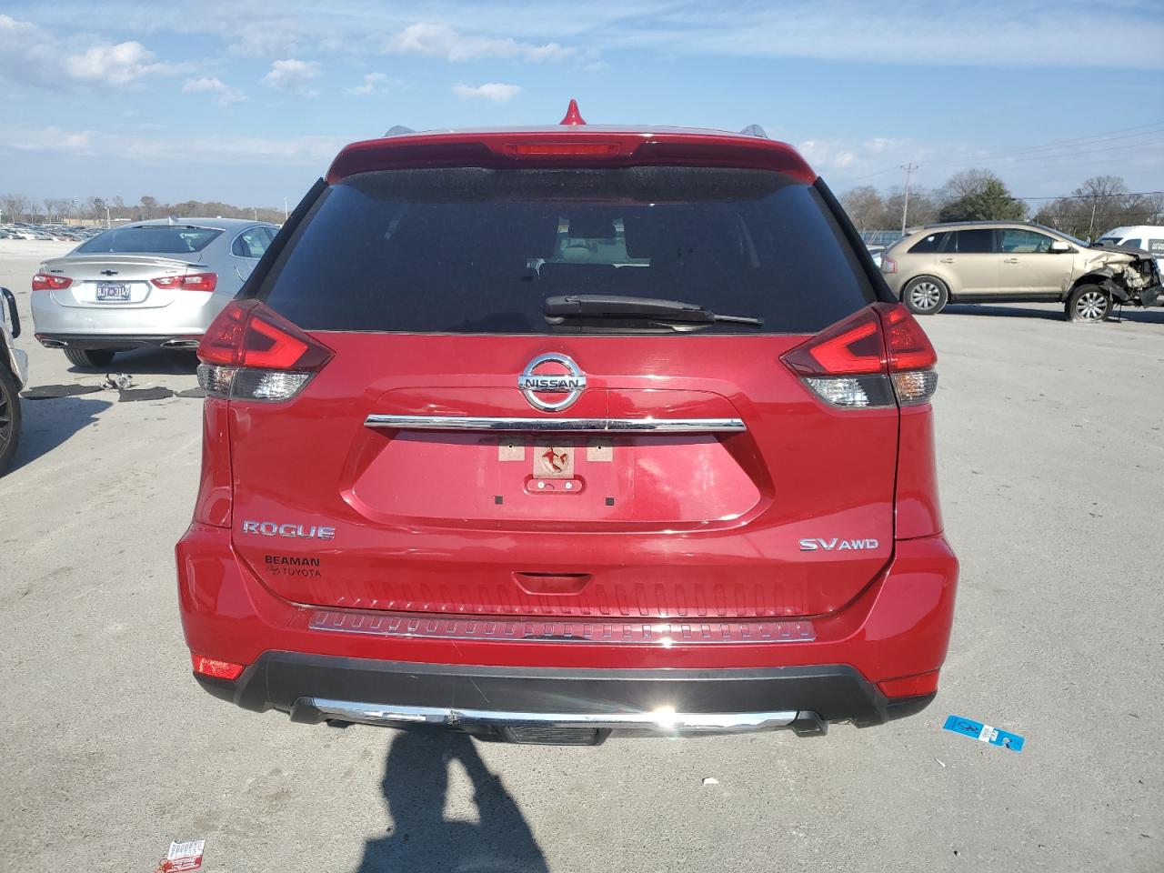 2017 Nissan Rogue VIN JN8AT2MV1HW009235 Copart auction photo, front end damage thumbnail 6