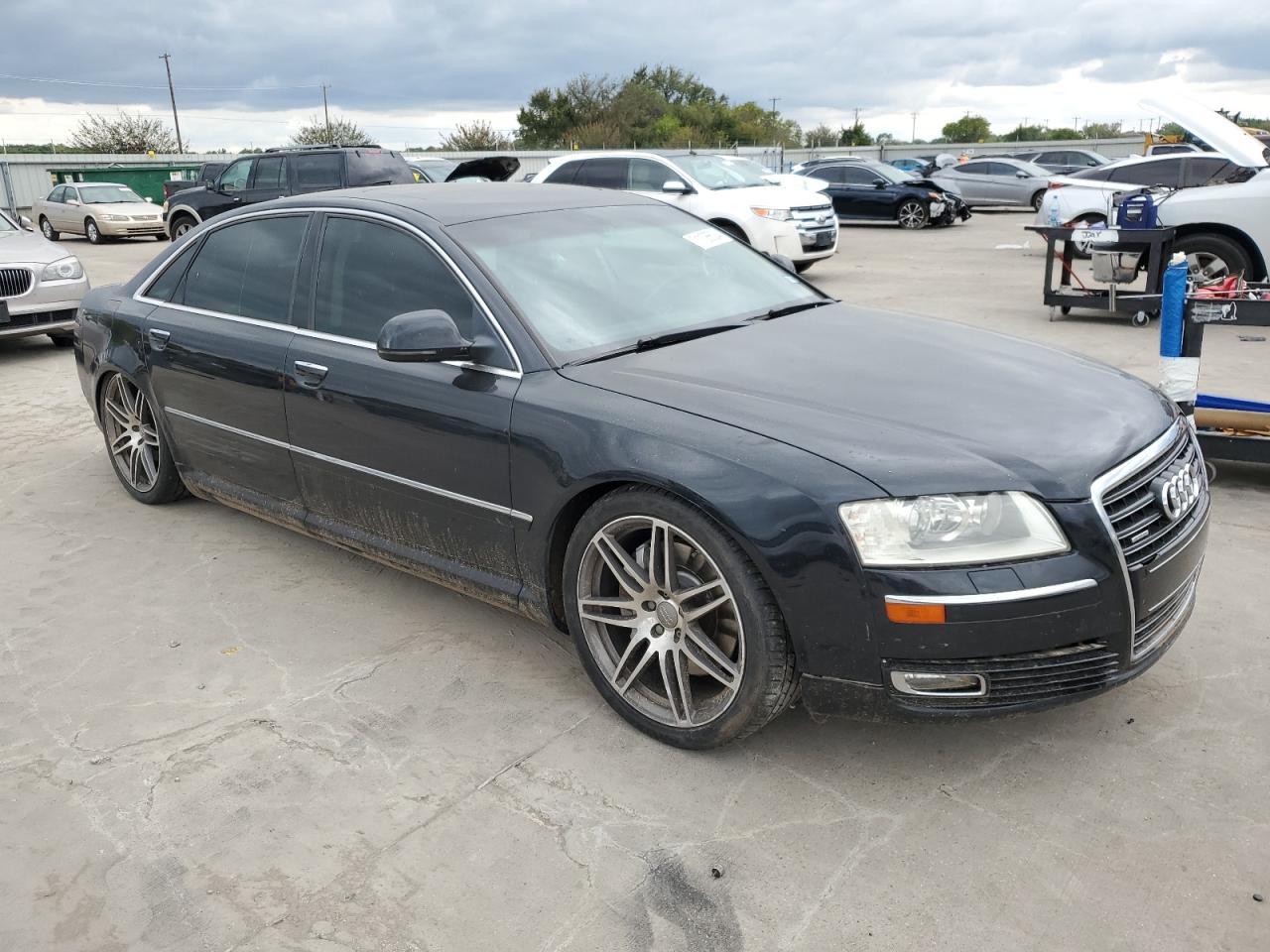 2008 Audi A8 VIN WAUMV94E38N008960 Copart auction photo, front end damage thumbnail 4