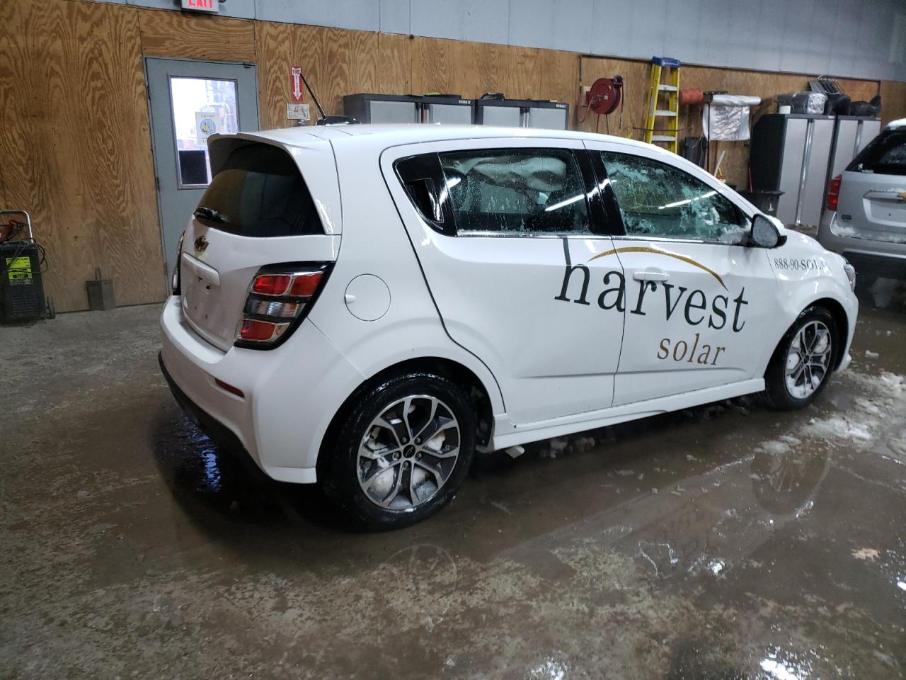 2020 Chevrolet Sonic VIN 1G1JD6SB6L4102547 Copart auction photo, rollover / minor dent/scratches damage thumbnail 3