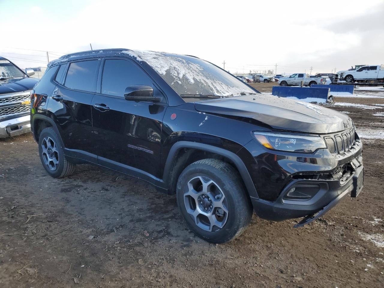 2022 Jeep Compass VIN 3C4NJDDB8NT208515 Copart auction photo, front end damage thumbnail 4